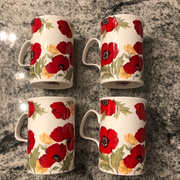 New MONET Rare Fine Bone China Vintage mug set 💋 - Picture 7 of 10